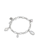 KENDRA SCOTT- Icon Charm Bracelet in Rhodium Neutral Mix