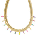 KENDRA SCOTT- Kelsey Gold Statement Necklace in Multi Mix