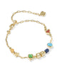 KENDRA SCOTT- Lacey Delicate Chain Bracelet in Gold Multi Mix