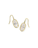 KENDRA SCOTT- Lee Luxe Drop Earring in Gold White CZ