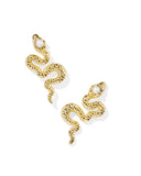 KENDRA SCOTT- Lyle Snake Stud Earring in Gold White Pearl