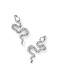 KENDRA SCOTT- Lyle Snake Stud Earring in Rhodium White Pearl