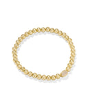 KENDRA SCOTT- Mini Gold Elaina Stretch Bracelet in Iridescent Drusy