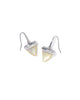 KENDRA SCOTT- Oleana Drop Earring in Rhodium Iridescent Abalone