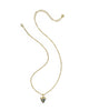KENDRA SCOTT- Oleana Pendant Necklace in Gold Abalone Shell