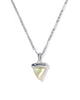 KENDRA SCOTT- Oleana Pendant Necklace in Rhodium Iridescent Abalone