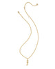 KENDRA SCOTT- Seahorse Short Pendant Necklace in Gold Metal