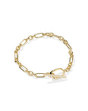KENDRA SCOTT- Sylvia Gold Metal Link Chain Bracelet