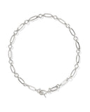 KENDRA SCOTT- Sylvia Rhodium Metal Link Chain Necklace