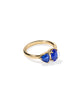 KENDRA SCOTT- Tatum Band Ring in Gold Cobalt Mix