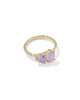KENDRA SCOTT- Tatum Band Ring in Purple Mix