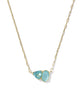 KENDRA SCOTT- Tatum Short Pendant Necklace in Blue Mix