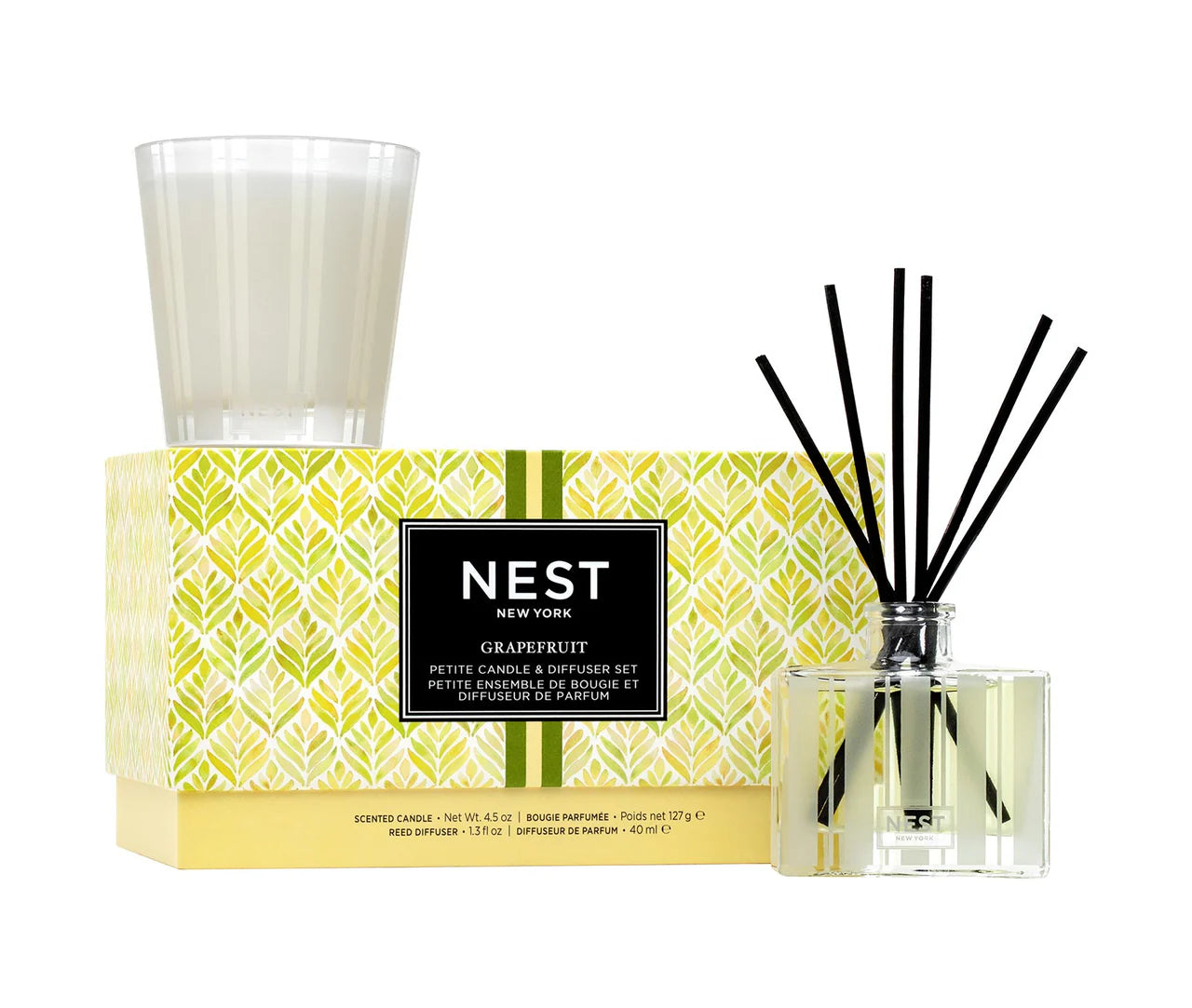 NEST- Petite Candle & Diffuser in Grapefruit