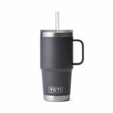 YETI- Rambler 25oz Straw Mug in Charcoal