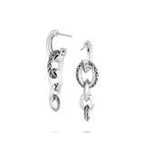 JON HARDY- Silver Knife Long Drop Earring