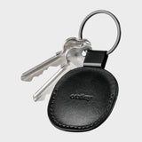 ORBITKEY- Leather Holder for AirTag in Black
