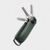 ORBITKEY- Key Organizer Pro Leather in Evergreen