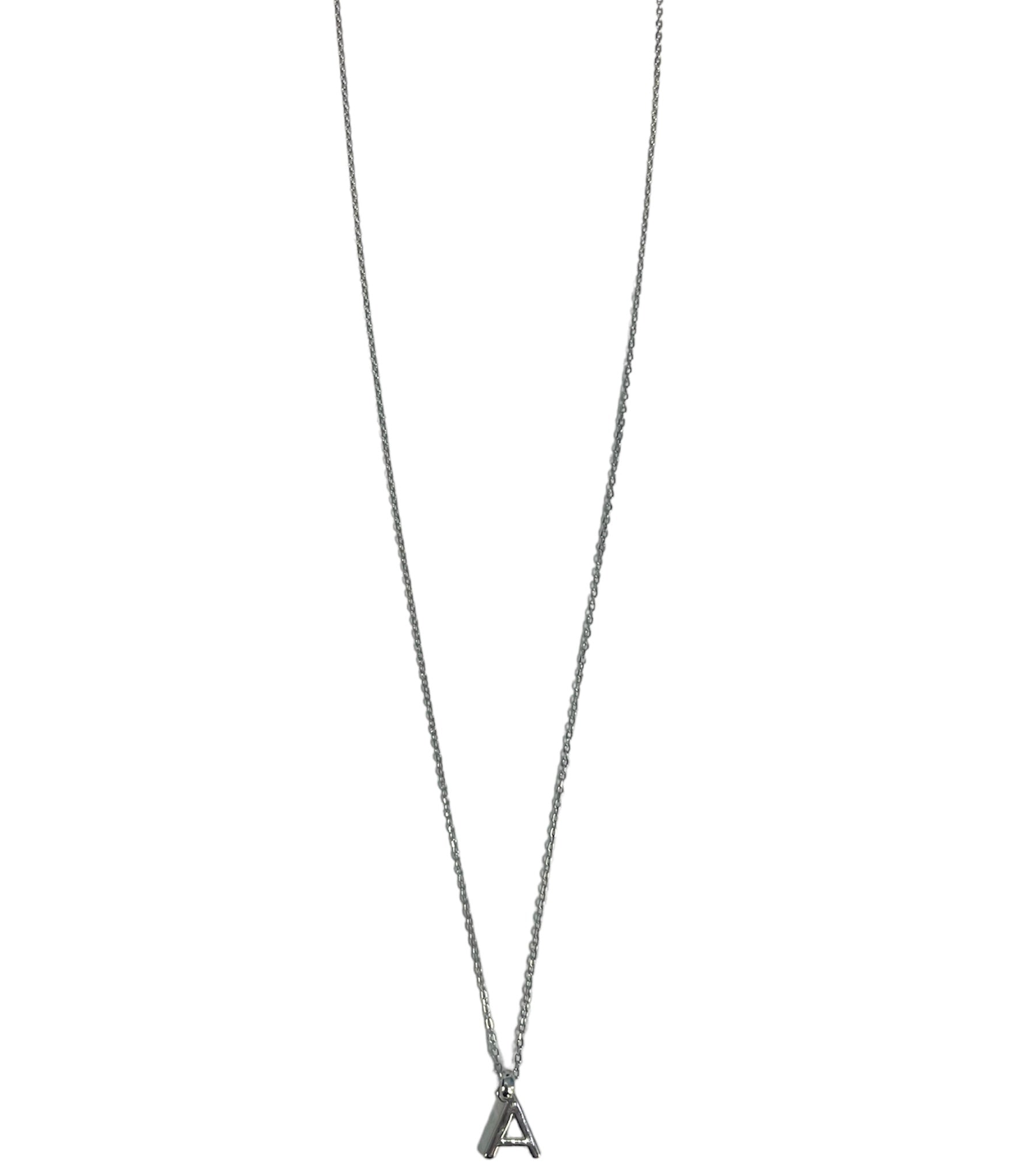 Luka Silver- .925 Necklace Letter "A"