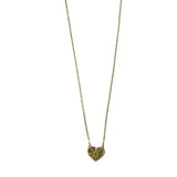 Luka Gold- 14kt Gold 3D Heart Necklace