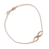 14kt Rose Gold Infinity Bracelet