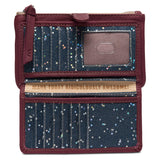 CONSUELA- Plum Slim Wallet