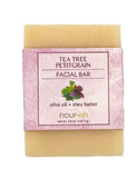 Nourish- Tea Tree Petitgrain Facial Shea Butter Bar Soap