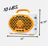 TURTLEBOX- Generation 3 Speaker in White/Orange