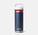YETI- 18oz Chug Bottle in Navy, Rescue Red, & White
