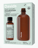 DAVIDS HEALTH SCIENCES - Hydroxi Fresh Breath Mouthwash Refill kit in Natural Fresh Mint w/Empty glass bottle