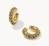 KENDRA SCOTT- Catherine Vintage Gold Hoop Earrings