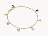 KENDRA SCOTT- Halloween Delicate Bracelet in Gold Multi Mix