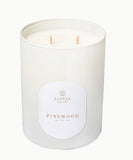 LINNEA- Pinewood 2 Wick Candle
