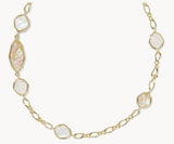 KENDRA SCOTT- Ophelia Gold Long Strand Necklace Neutral Mix