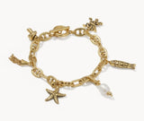 KENDRA SCOTT- Parker Gold Charm Bracelet