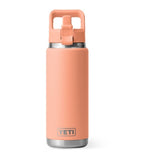 YETI- 26oz Color Cap Straw Bottle in Lowcountry Peach