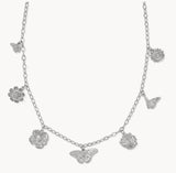 KENDRA SCOTT- Cailey Charm Necklace in Vintage Silver