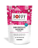 POPPY HANDCRAFTED POPCORN- Dark Chocolate Raspberry 8.5oz Market Bag