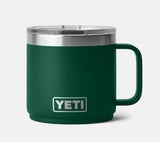 YETI- 14oz Mug w/Ceramic Lining in Black Forest Green