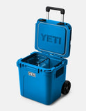 YETI- Roadie 48 Wheeled Cooler in Big Wave Blue