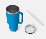 YETI- Rambler 42oz Straw Mug in Big Wave Blue