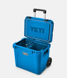 YETI- Roadie 60 Wheeled Cooler in Big Wave Blue
