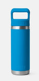 YETI- Rambler 18oz Bottle with Straw Cap in Big Wave Blue