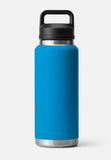 YETI- Rambler 36oz Bottle with Chug Cap in Big Wave Blue
