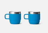 YETI- Rambler 6oz Stackable Mugs in Big Wave Blue