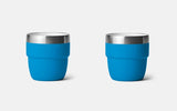 YETI- Rambler 4oz Stackable Mugs in Big Wave Blue