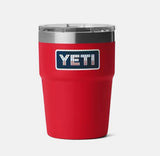 YETI- 16oz Stackable Cup in Red/Badge
