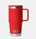 YETI- 20oz Travel Straw Mug in Rescue Red