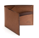 EZRA ARTHUR- No. 6 Classic Bifold Wallet in Whiskey