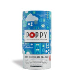 POPPY HANDCRAFTED POPCORN- Dark Chocolate Sea Salt Holiday Cylinder