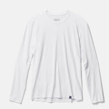 YETI- White Crew Neck Sunshirt in Small